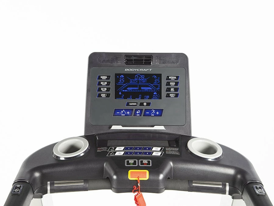 WebCitz - The Fitness Store BodyCraft T400-9LCD Series Folding Treadmill W/9" LCD Display Cardio 5 WebCitz - The Fitness Store BodyCraft T400-9LCD Series Folding Treadmill W/9" LCD Display Cardio