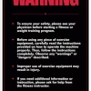 WebCitz - The Fitness Store Accessories Algra Warning Poster